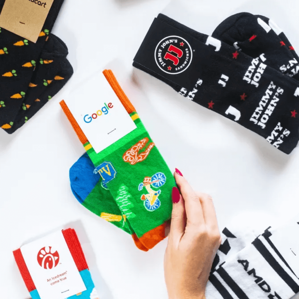 Custom branded socks collection - promotional accessories